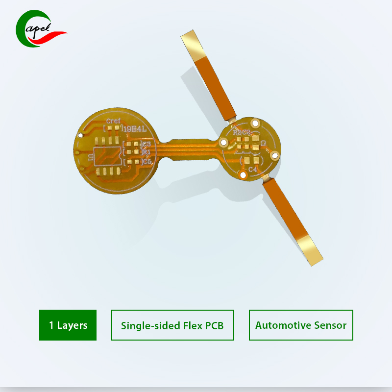 1 Layer Single-sided Flexible Pcb Manufacturing for Automotive Sensor