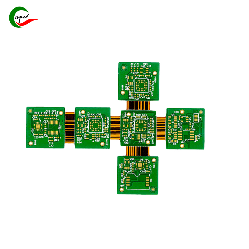 Κατασκευαστής 14 στρωμάτων Rigid Flex Pcb Fabrication Prototype Quick Turn