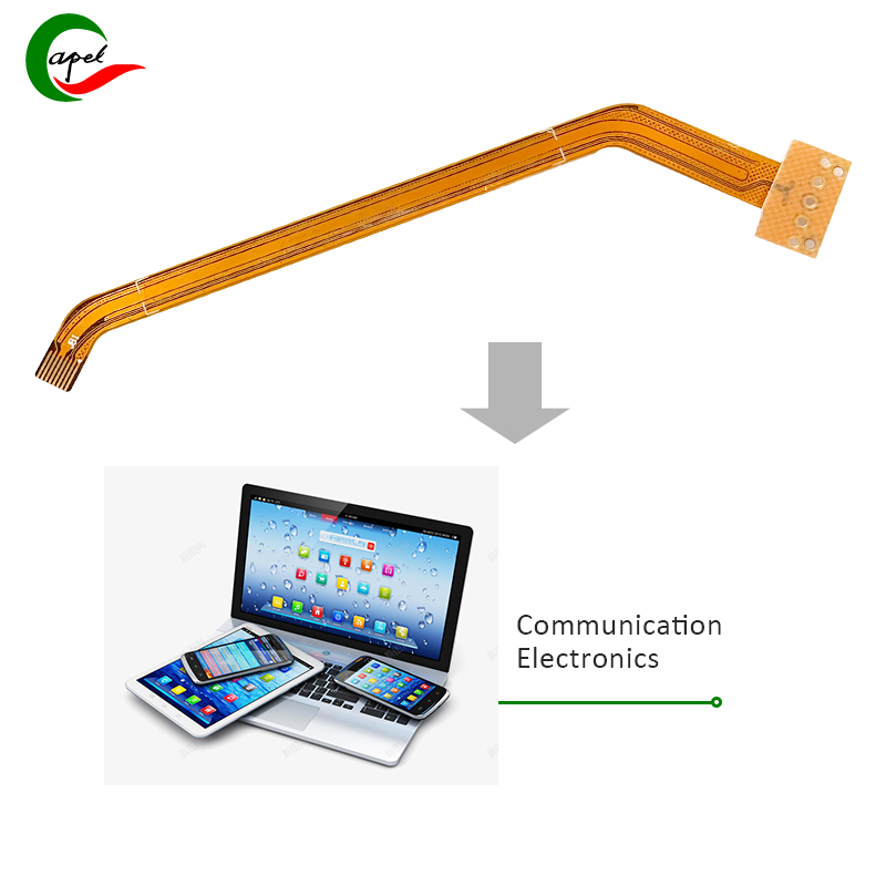 Os circuítos impresos flexibles de 2 capas aplícanse á electrónica de comunicación