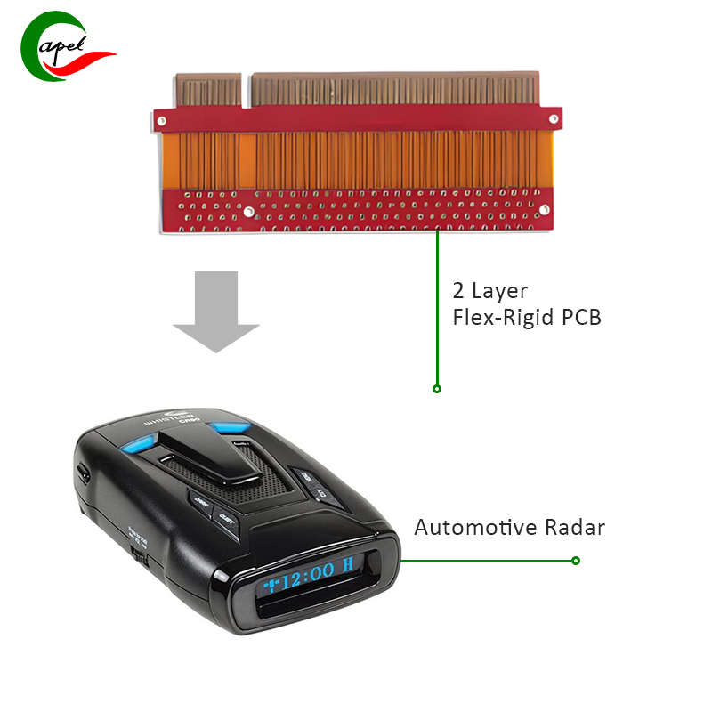 Augstas kvalitātes 2 slāņu automobiļu radaru PCB — uzlabojiet savas automobiļu sistēmas