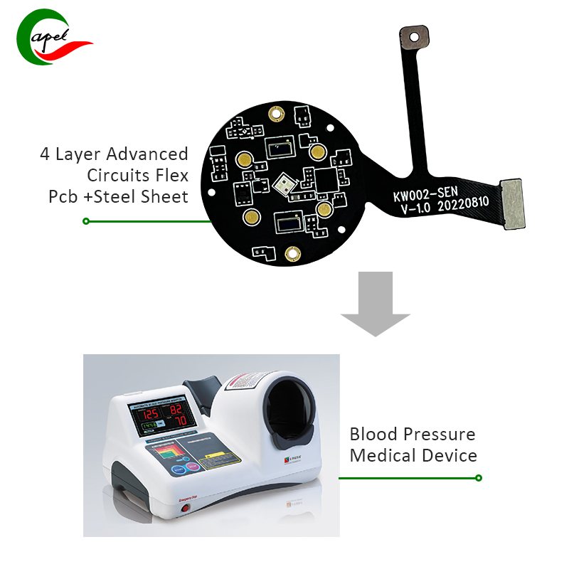 Quick Turn Prototype 4 Layer Pcb Stackup Flex Pcb Manufacturer Immersion Gold