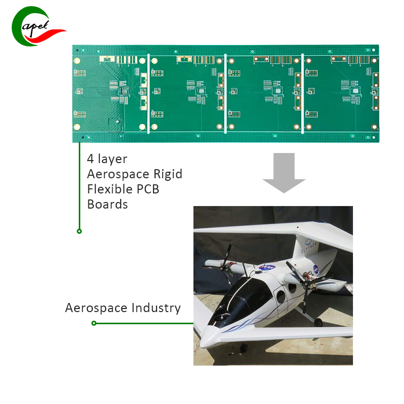 4 Layer Rigid-Flex PCB lövhələri Aerokosmik istehsalçıları üçün etibarlılıq həlləri təmin edir