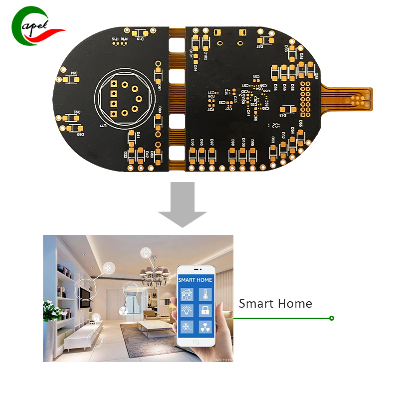 Fast Dawwar 4 saff FPC PCB Bordijiet Kumpanija ta 'Produzzjoni għal Termostati