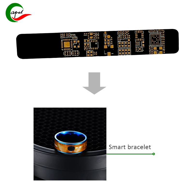 4 Layer Flex PCB Boards Stiffness Steel Sheet Copper Thickness 12um 94V0