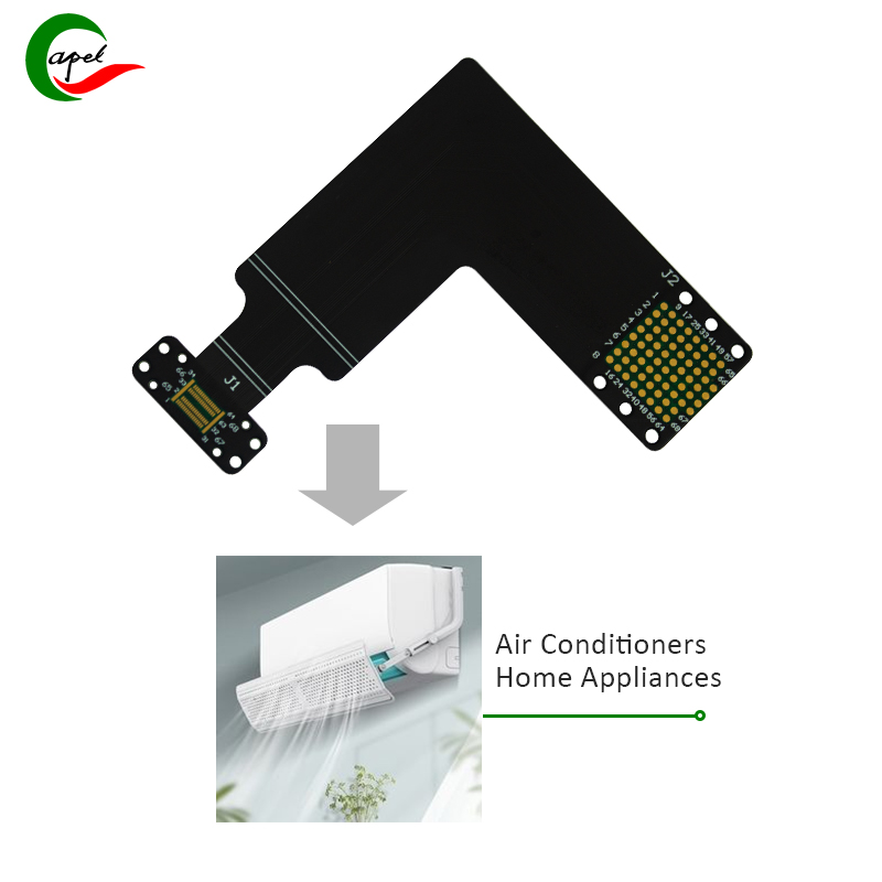 Immissus sectione-ore 8-strauit FPC PCB circuitus pro aere conditioners et domum adjumenta