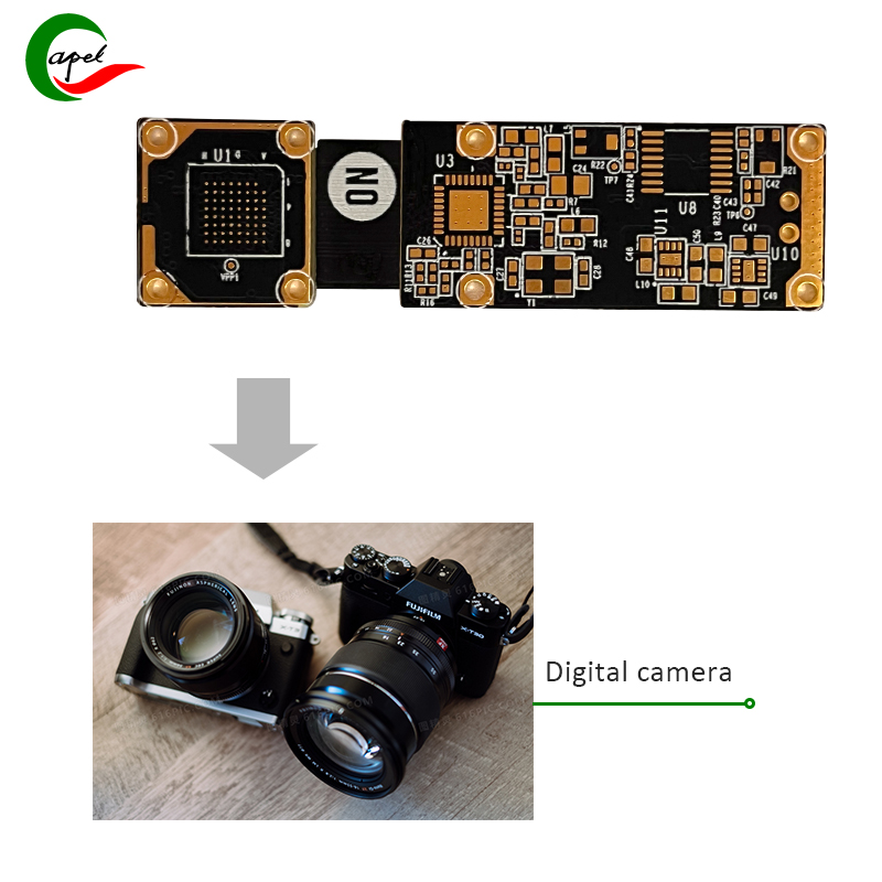 8 Layer Flex Board Pcb Special Process NiPdAu Yakadhindwa Circuit Copper Kukora 18um