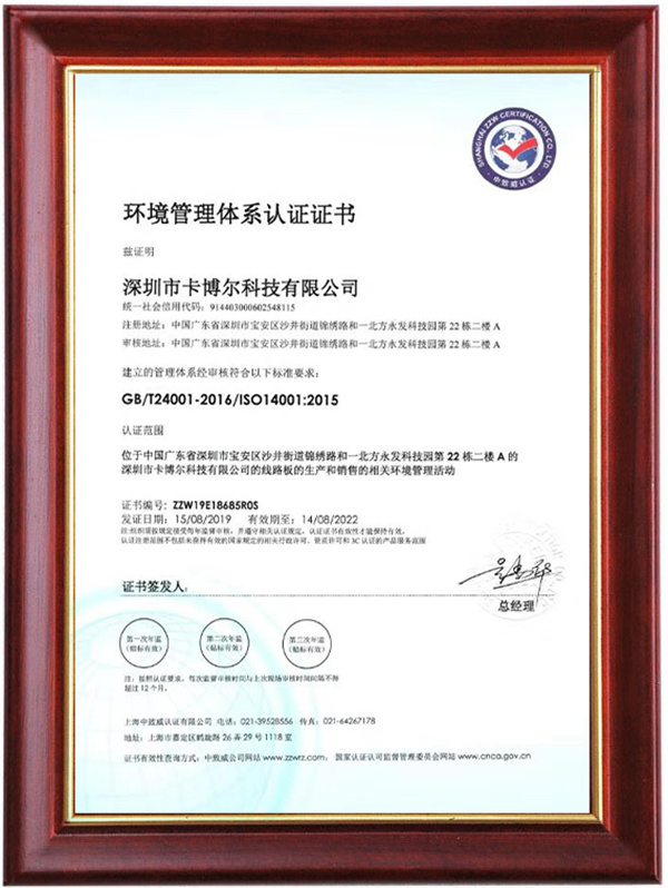 ISO14001 2015 m