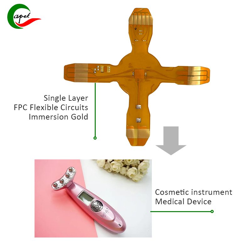 Rapid Flex Pcb Manufacturing Maker Online egyrétegű NYÁK 18um