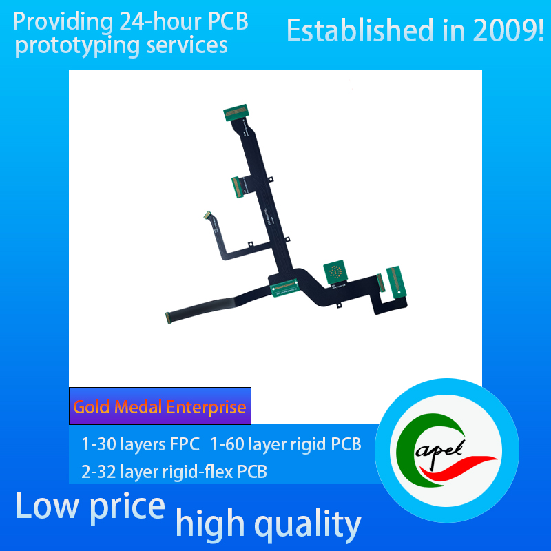 Custom 10 layer Rigid-Flex Circuits Quick Turn Pcb Manufacturers for Military Spacecraft
