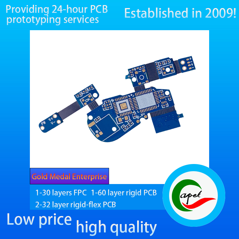 Fast Turn 4 layer Rigid-Flex PCB Boards manufacturing for Bluetooth Hearing Aid online