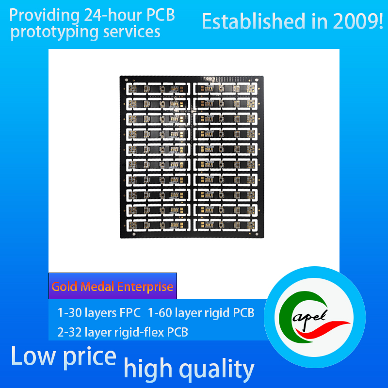4 layer HDI blind buried flex-rigid pcb for communication electronic devices