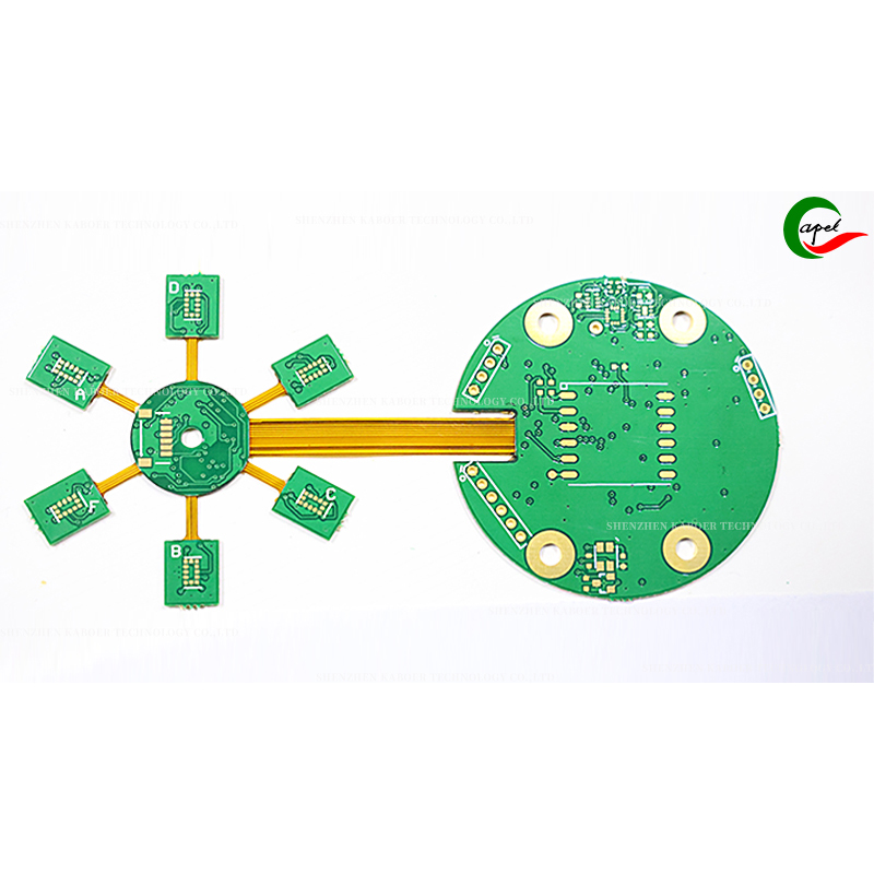 Robotic 4-Layer Rigid-Flex PCB