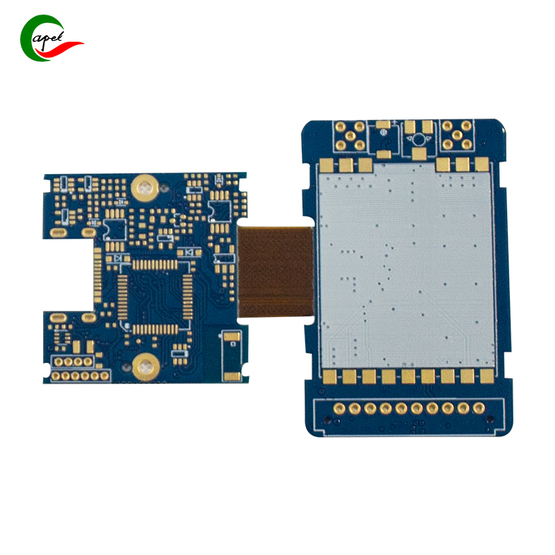12 layer Rigid Flexible Circuit Boards HDI Blind Hole PCB Immersion Gold