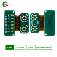 4 layer Rigid Flex Pcb Stackup Multi Circuit Fast Turn Custom Pcb Manufacturer