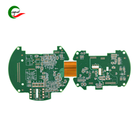 8 Layers Rigid-Flex PCBs Manufacturing With Through-Hole for Commercial Plant