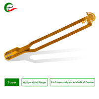 Double Sided Fpc Pcb Fast Turn Custom Pcb Hollow Gold Finger FR4