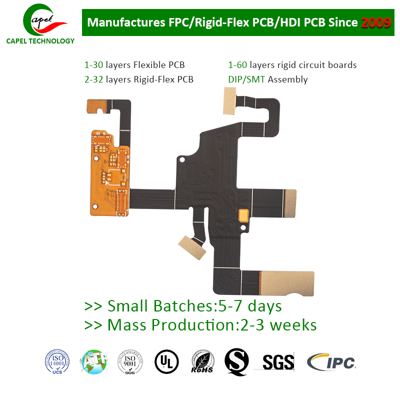 12 kouch FPC Flexible PCB manifakti