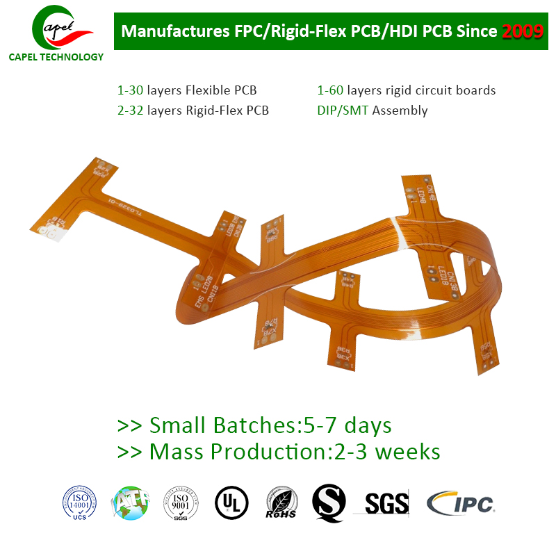 Κατασκευαστής FPC Flexible PCB 2 επιπέδων