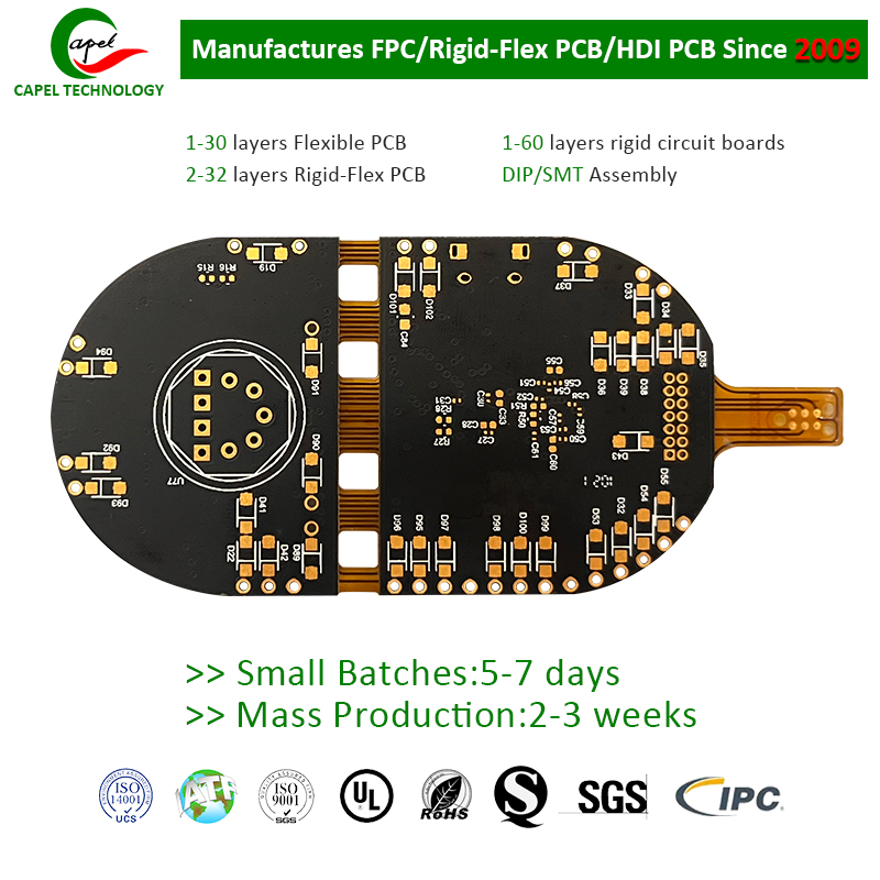 Fabricante de placas PCB FPC de 4 capas