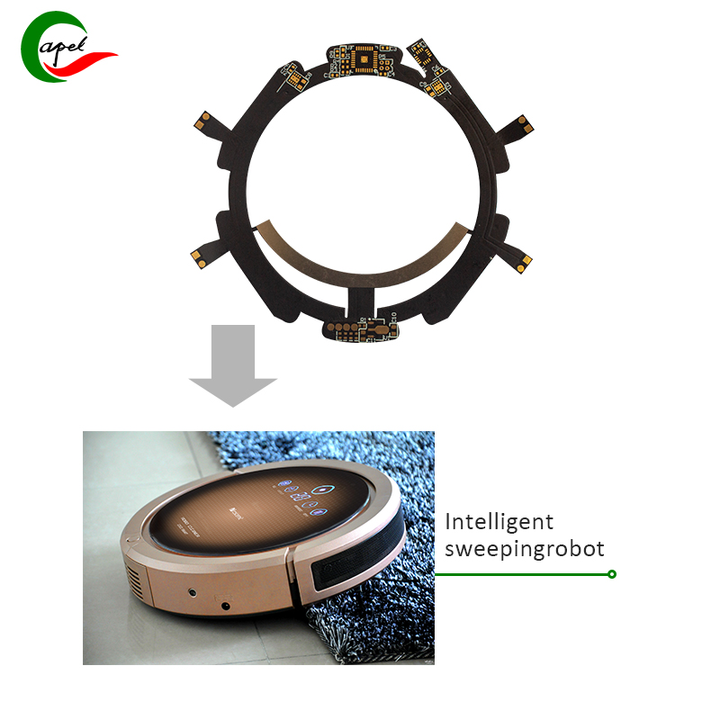 Os PCB FPC de 4 capas aplícanse ao robot de barrido intelixente