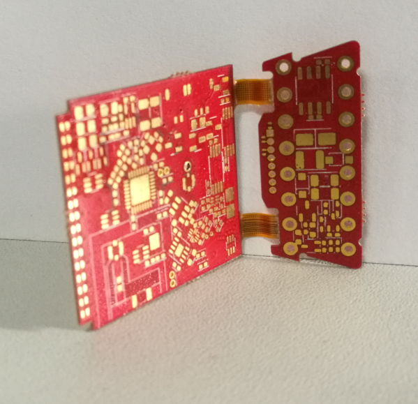 4 layers automotive precision instrument semi-flexible board